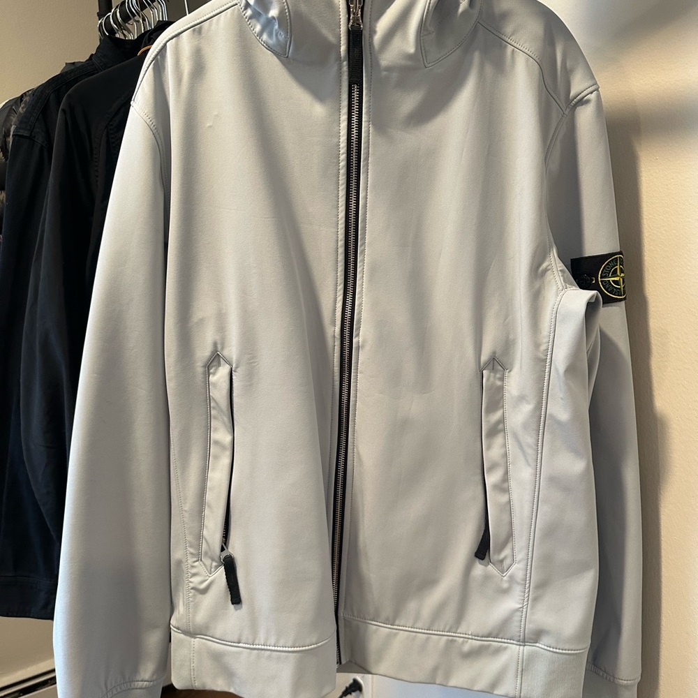 Stone Island Light Blue Softshell